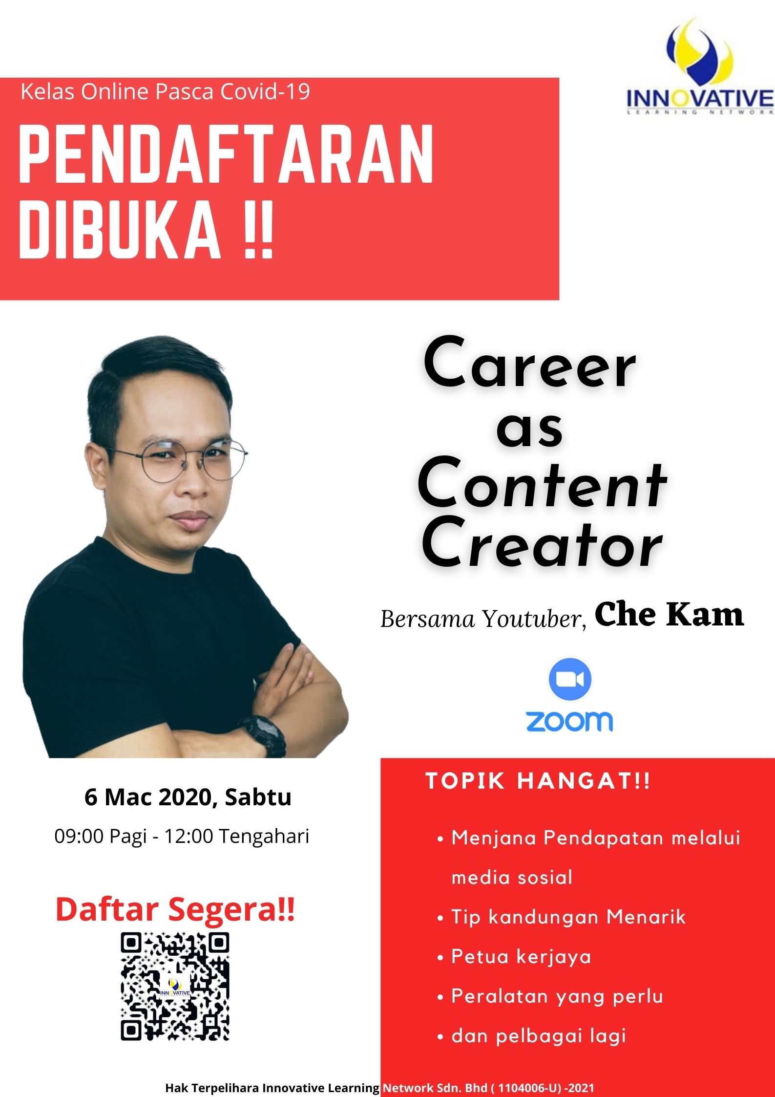 E Poster 6 Mac Career as Content Creator